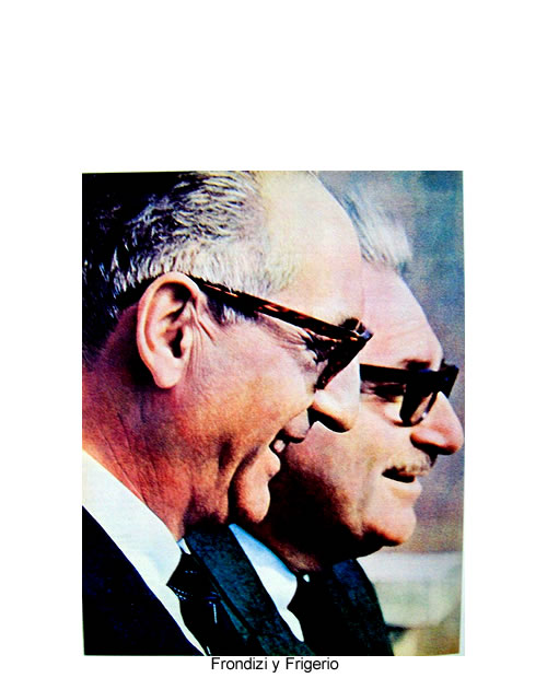 Rogelio Frigerio  y Arturo Frondizi en 1958